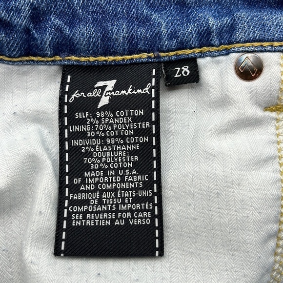 7 For All Mankind Cutoff Shorts Size 28 - Picture 10 of 16